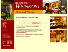 Tablet Screenshot of bornheimerweinkost.de